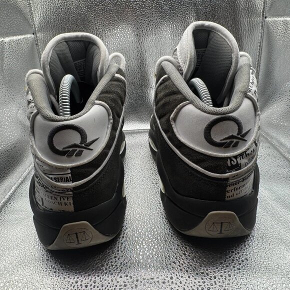 Size 11 Reebok Question Mid Misunderstood‎ Allen Iverson Men's Shoes V69765 - Picture 9 of 11